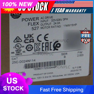 For Allen Bradley 25C-D024N114 25C-D024N114 Factory Sealed In Box  US Free Tax
