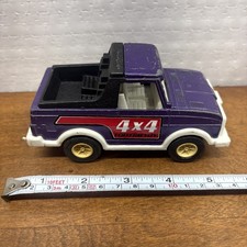 Vintage Made In USA Toostie Toy 4 X 4 Subaru Brat Purple RARE
