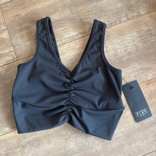 New With Tags, FIVE the LABEL Best in Class Bra, Black, Adult Large