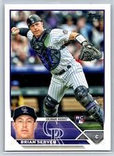 #41 Brian Serven, Colorado Rockies - RC 2023 Topps  Series 1 Base