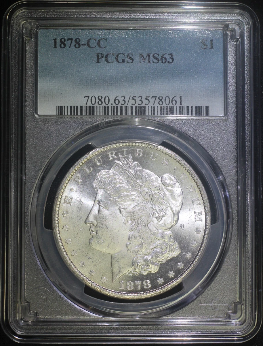 Carson City Grade MS 63 1878 Year Morgan US Dollars (1878-1921