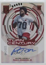 2023 Panini Donruss Elite Turn of the Century 122/249 Paris Johnson Jr Auto 0c6