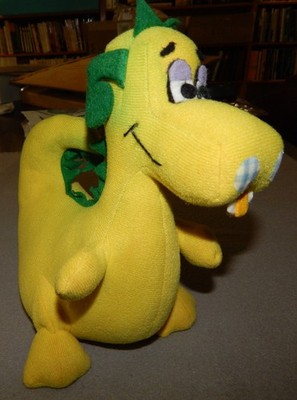 Vintage Lollipop Dragon Plush Toy (1979-1980) about 8  1/2'' tall