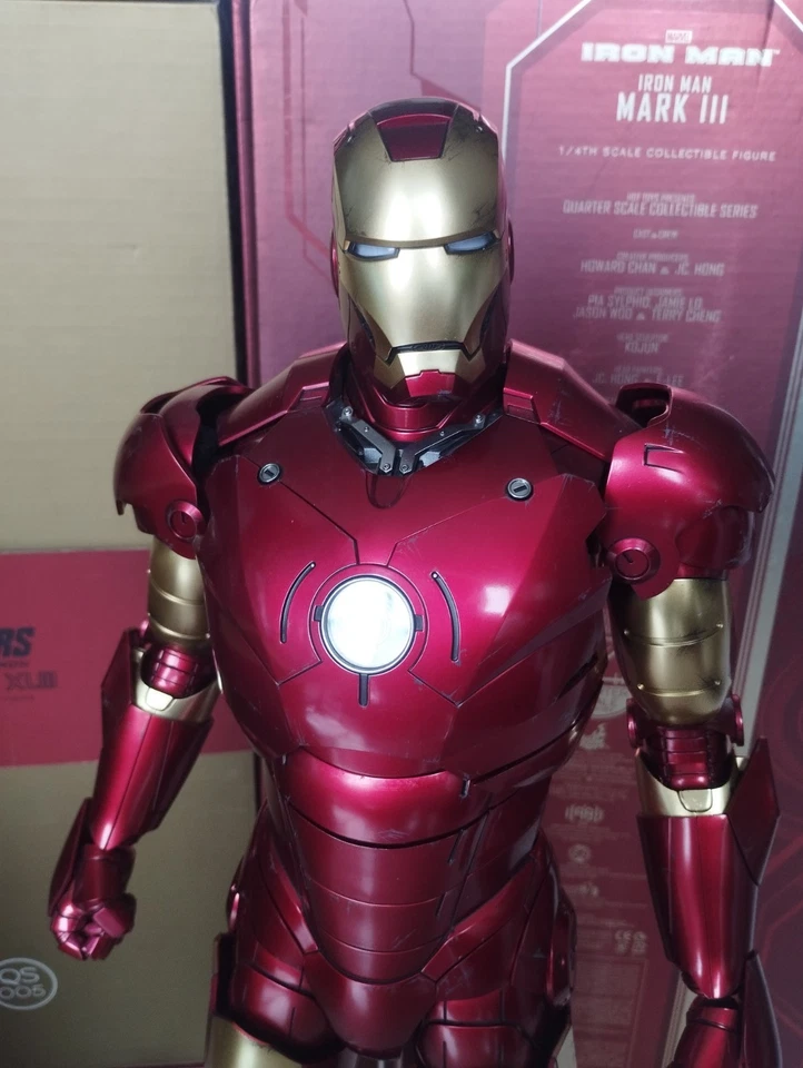 Hot Toys Iron Man Mark 3 QS011 quarter scale - Photo 1/4
