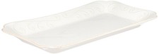 Lenox French Perle Hors D'Oeuvre Tray 13.5 in White Stoneware