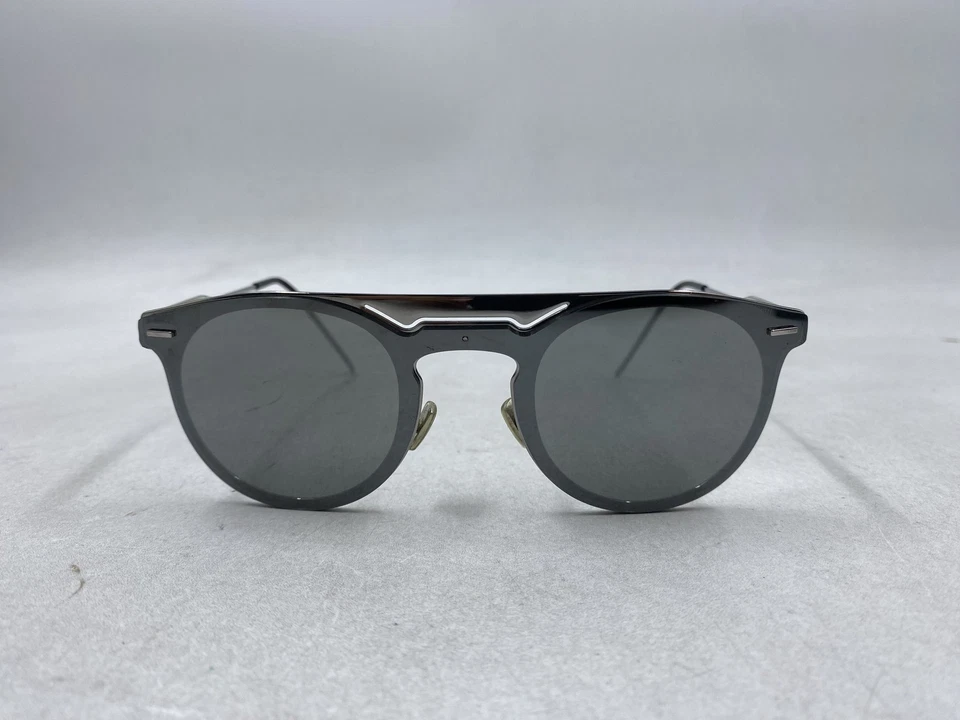 Gafas de sol Christian Dior plateadas redondas de metal para mujer Foto 2 de 4