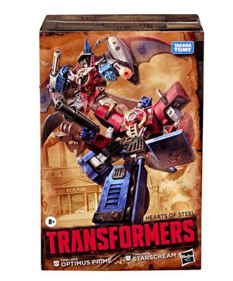 Transformers Timelines Hearts of Steel Optimus Prime & Starscream --IN HAND--
