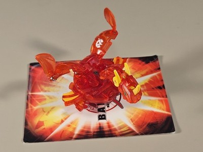 Bakugan Battle Brawlers New Vestroia Translucent Pyrus Ultra Dragonoid 990G!