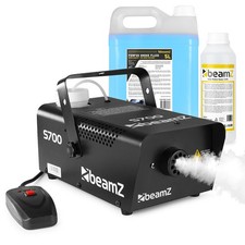 Beamz s700 Remote Control Smoke Machine + 5 Litre Blue Fluid & Cleanser