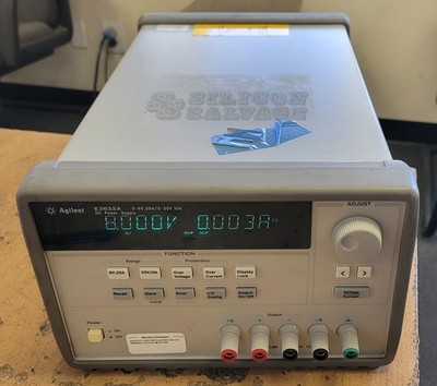 Keysight HP Agilent E3633A System DC Power Supply 0-8V,20A / 0-20V, 10A