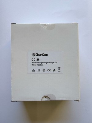 Clear-Com CC-28-X4 Single Ear Headset with XLR 4-Pin Female Connector