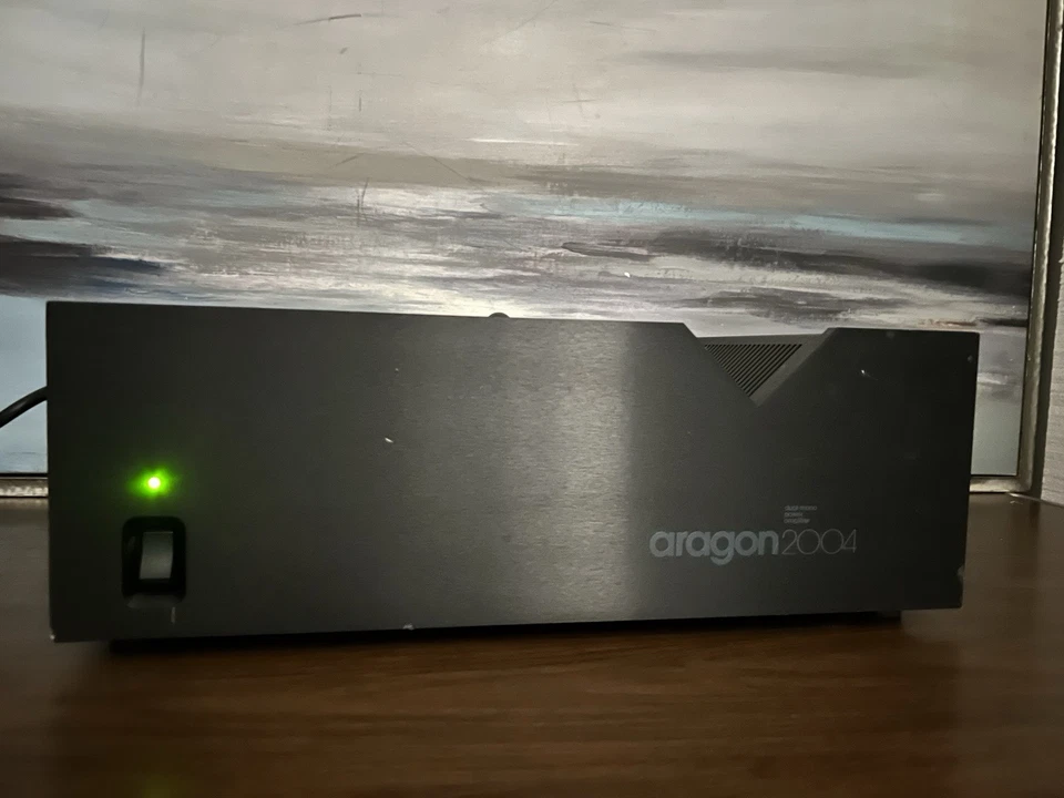 Aragon Model 2004 Dual Mono Mark II MK 2 Power Amplifier - Black - 200wpc 4 Ohm - Image 2 of 4