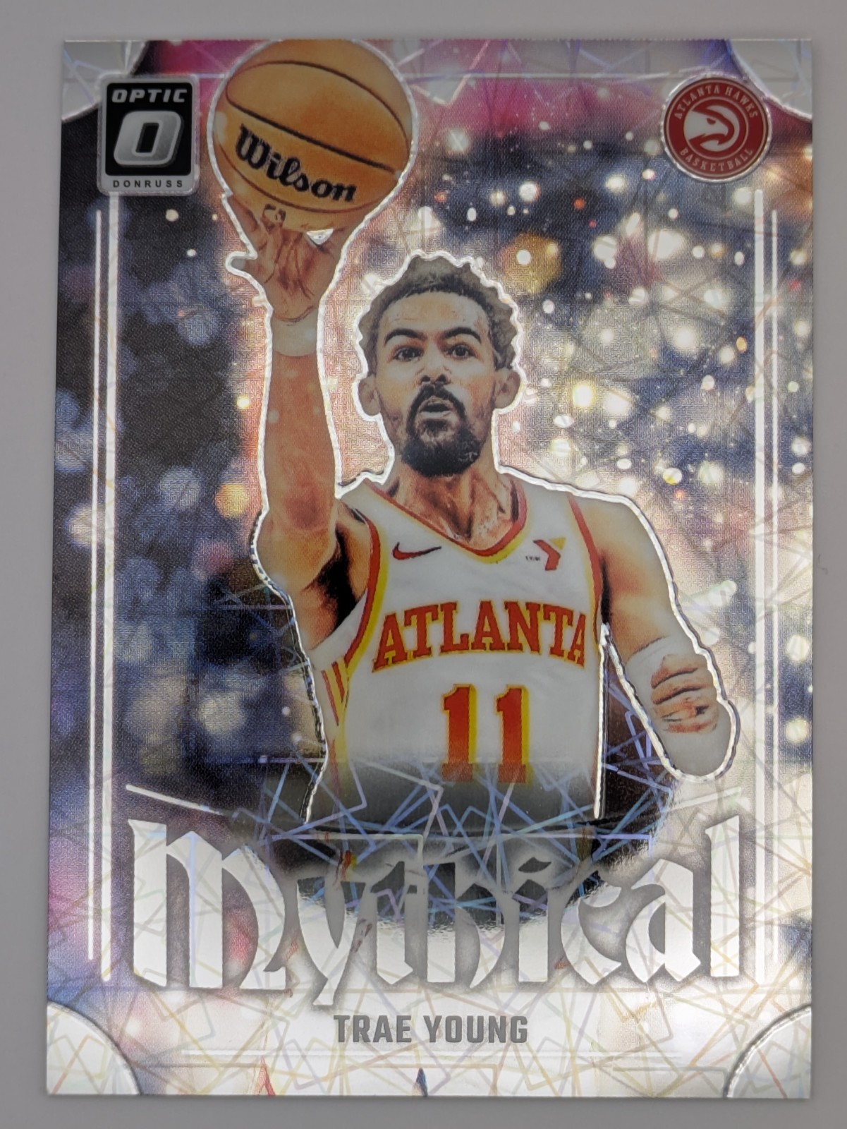 2024-25 Panini Donruss Optic Trae Young Mythical Case Hit SSP #14 Atlanta Hawks