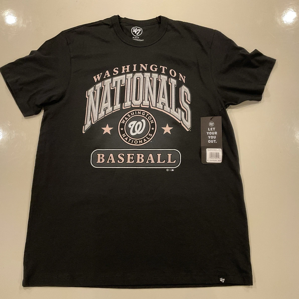 T-shirt Manches Courtes Washington Nationals - Homme XL - Marque '47 - Neuf