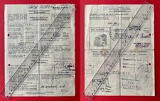 alter Alliierten Entlassungsschein 1946 deutscher Soldat aus Dresden   ( 159579