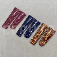 Adatto per modelli Rolex Daytona Submariner 40 mm cinturino in pelle di coccodrillo personalizzato