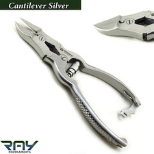 Heavey Duty Thick Nail Clipper Cutter Cantilever Silver Manicure Pedicure Tools
