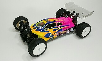 Leadfinger LFR A2 Tactic body w/2 wing set (clear) for Xray XB4