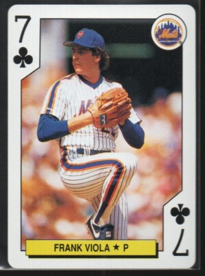 Frank Viola 1991 U.S. Playing Cards All-Stars #7C  New York Mets