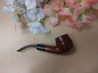 Vintage Early 2000s Pipe Wood Burnt Designs Plastic Smoke Herb Tobacco Shined