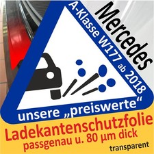 Ladekantenschutz Folie Lackschutzfolie für Mercedes A-Klasse W177 ab 2018 Ladekantenschutz Folie Lackschutzfolie für Mercedes A-Klasse W177 ab 2018