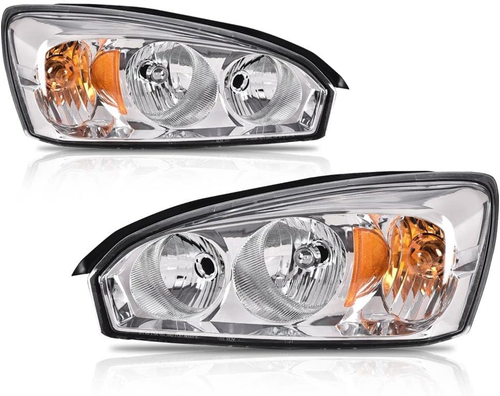 Headlights 2004-2007 Chevy Malibu/ 2008 Chevy Malibu Classic LT LS Headlamp Asse