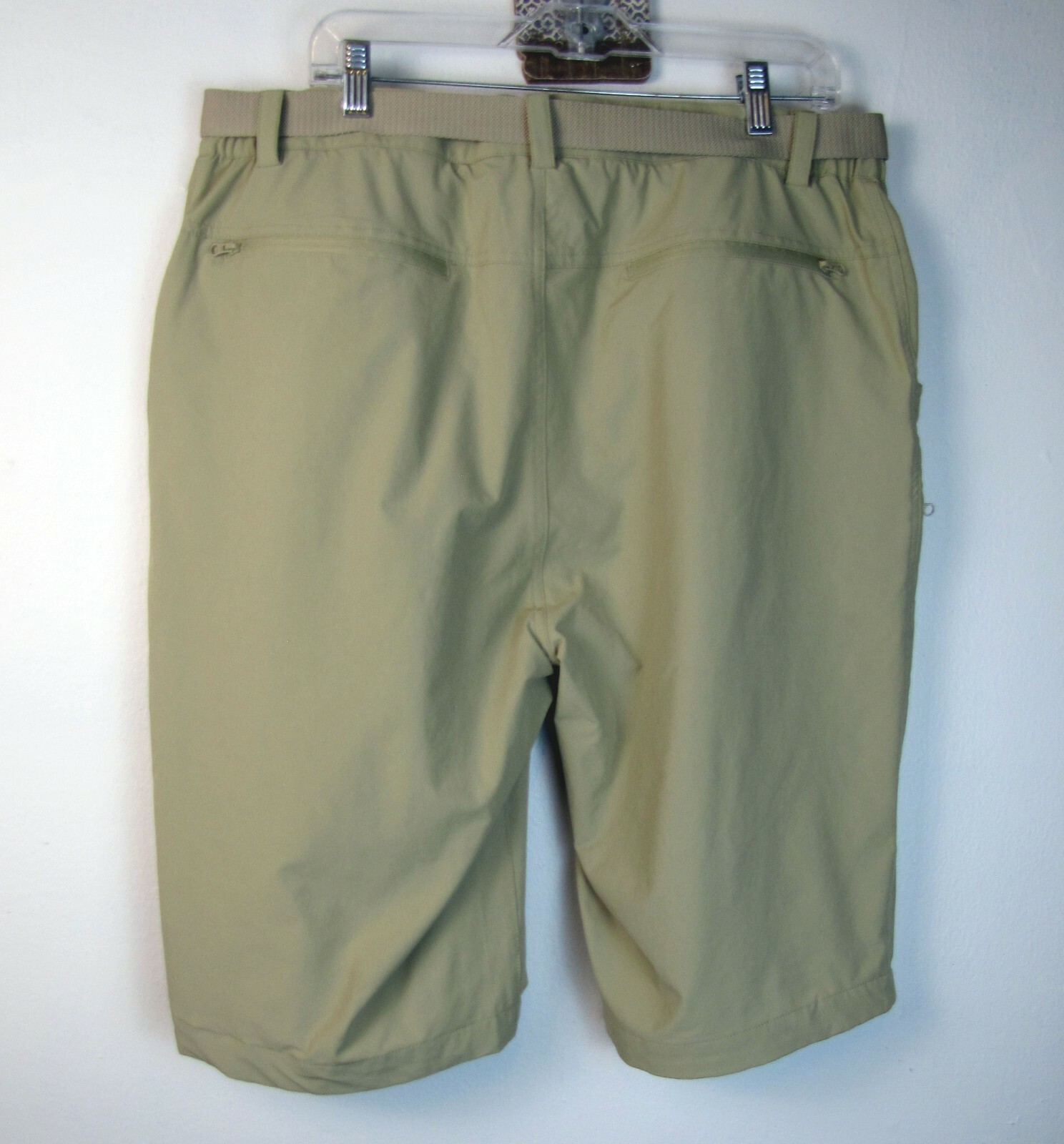 Shallowlulu Men's Size W38 L13 Nylon/Spandex Khaki Tactical Cargo