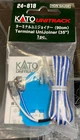 Kato 24-818 N-scale or HO-scale UniTrack TERMINAL UniJoiner connectors (1 PAIR)