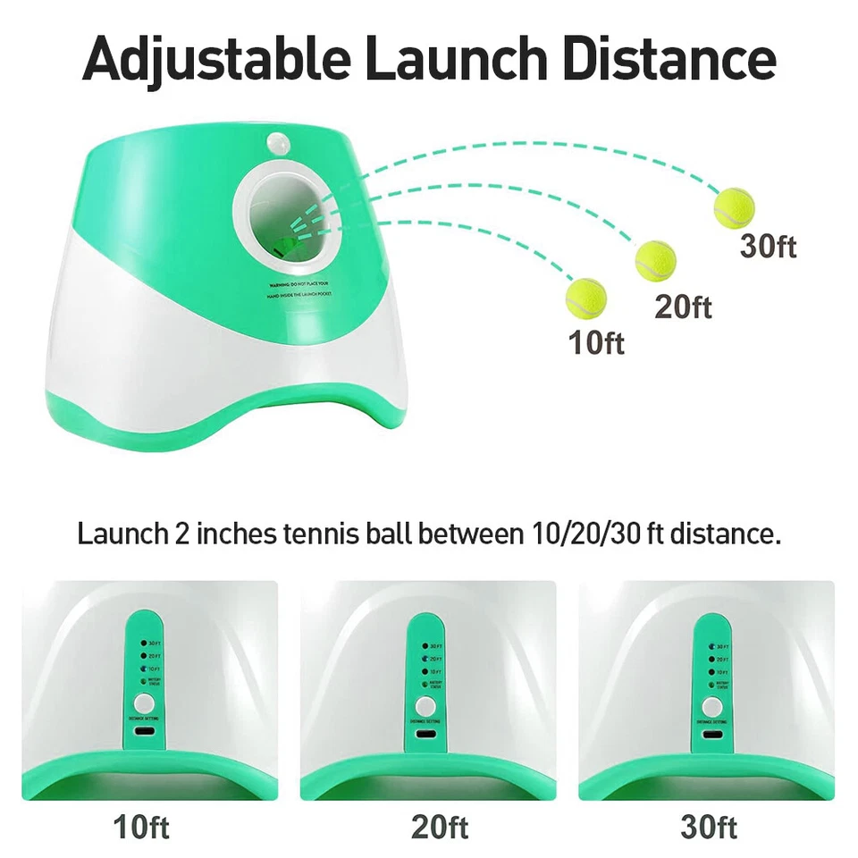 Autom. Ballwurfmaschine mit Bewegungssensor Hund Apportieren Training - Bild 3 von 4