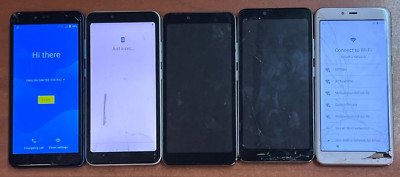 SKY Elite P55 Max / Elite C55 4G LTE Smart Phones @ READ @ FOR PARTS x LOT OF 5