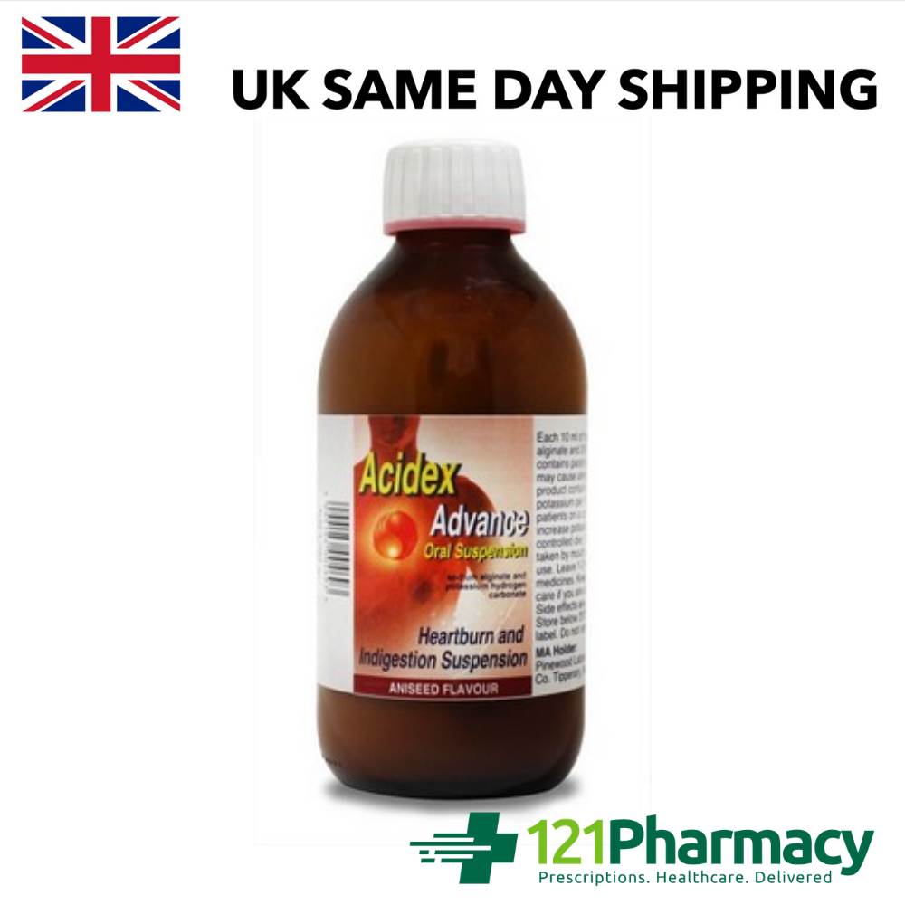 ACIDEX ADVANCE ANISEED Liquid 500ml HEARTBURN REFLUX LIKE GAVISCON