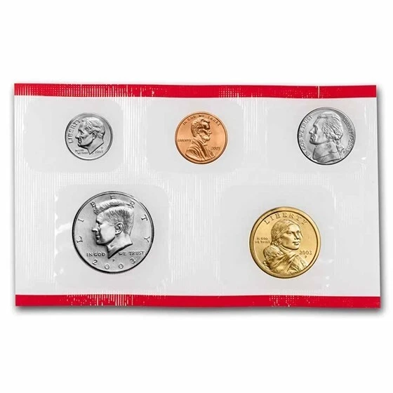 2003 United States US Mint 20 Coin P & D Uncirculated Coin Set State Quarters - Image 3 of 3