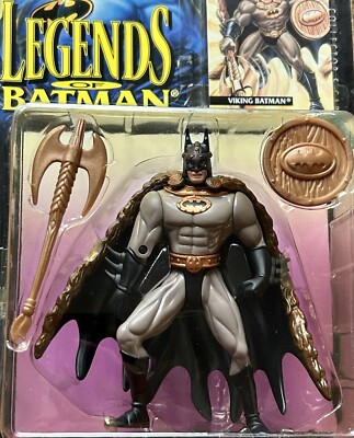 Legends of Batman Viking Batman Figure 1995 with battle axe and