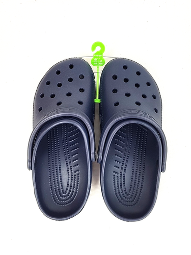 Crocs Clogs Navy Blue Unisex Comfort M 7 W 9 Classic - Picture 2 of 3