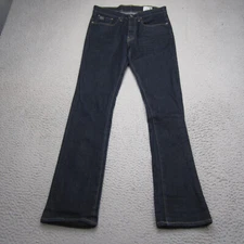 G Star Jeans Mens 30x32 Blue 3301 Slim Blue Raw Denim Casual Preppy