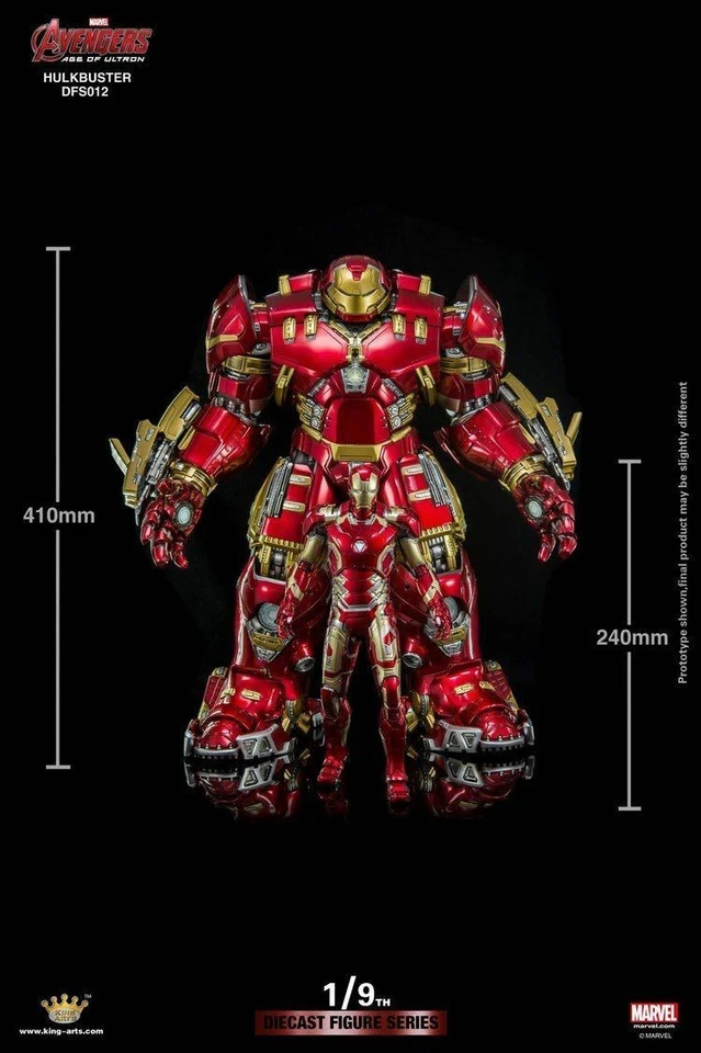 Figura 1/9 King Arts Avengers Age of Ultron Iron Man Mark 44 Hulkbuster DFS012 Foto 4 de 4