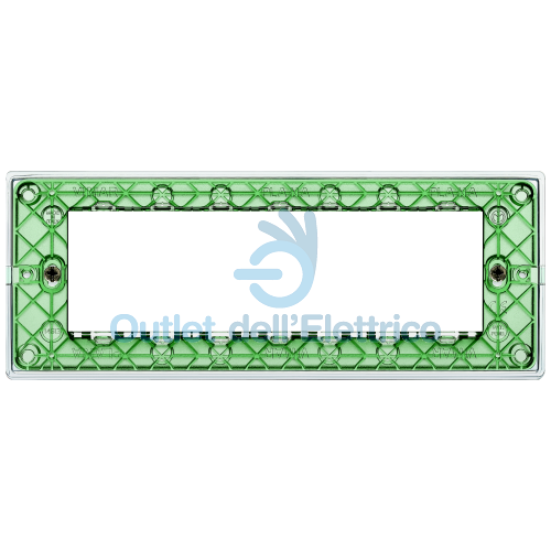 VIMAR 14657.42PLACCA 7 MODULI REFLEX ARIA VIMAR SERIE PLANA