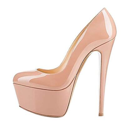 Fashion Women High Heels Pumps Round Toe Platform Dress Office Party Shoes Woman