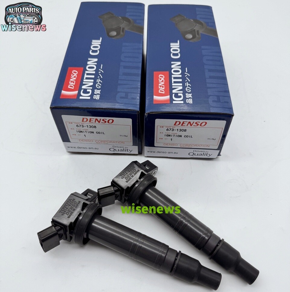 2x DENSO Ignition Coils For 2003-2020 Toyota  Lexus I4 V6 90919-02248 Us Stock
