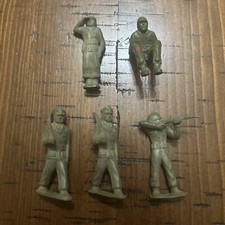 Vintage 1950s 1960s Tim Mee Driver Jeep Garrison Lot Of 5