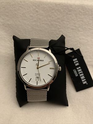 Ben Sherman - Armbanduhr - WBS103SM - Farbe: Silber / Weiß  -  The Dylan  (B01)