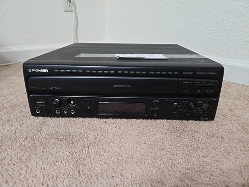 Pioneer CLD V840 Laser Disc Karaoke LaserDisc Player For Parts Or Repair