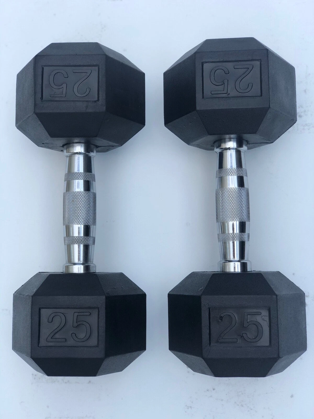 BRAND NEW 5-120LB RUBBER COATED HEX DUMBBELLS WEIGHTS FOR COMMERCIAL GYM PAIRS!
Opens in a new windo