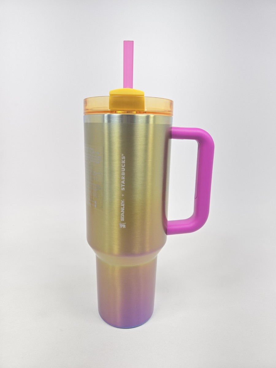 2024 Starbucks x Stanley Summer Sunset Gradient Yellow Pink 40oz