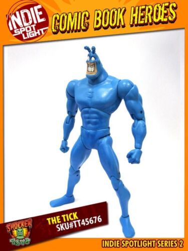 Indie Spot Light Series 2 The Tick BLUE VERSION Comic Book Heroes GBJR Shocker - Picture 1 of 1