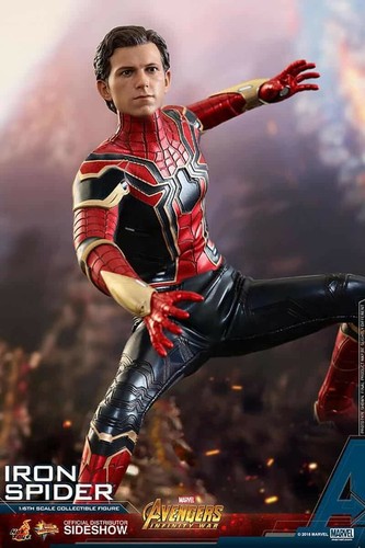1:6 Hot Toys Vengadores Infinity War Figura Movie Masterpiece Iron Spider - Imagen 2 de 5