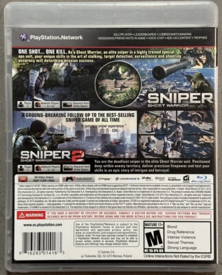 Sniper Ghost Warrior Double Pack - PlayStation 3, 2013 PS3