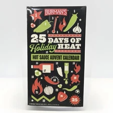 HOT SAUCE Advent Calendar 25 Days of Holiday Heat Burman’s NEW Holiday Gift