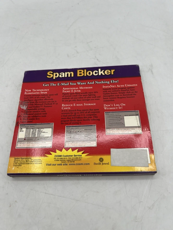 Spam Blocker Windows PC CD-ROM For Windows 98 - Image 2 of 3