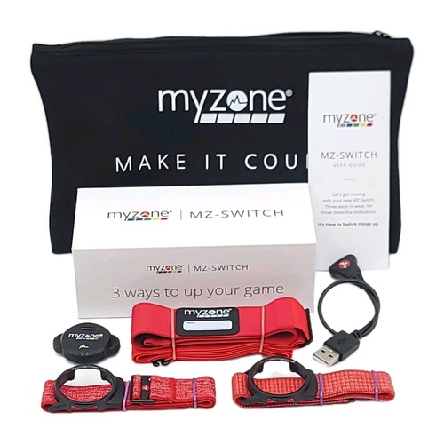 Myzone MZ-Switch Multi Function Heart Rate Monitor / Fitness Tracker w/ Case